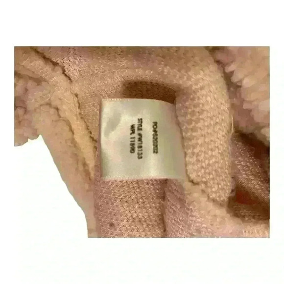 Madonna Inn Women's Vintage Pink Sherpa Quarter Zip Pullover Jacket M - Picture 8 of 11